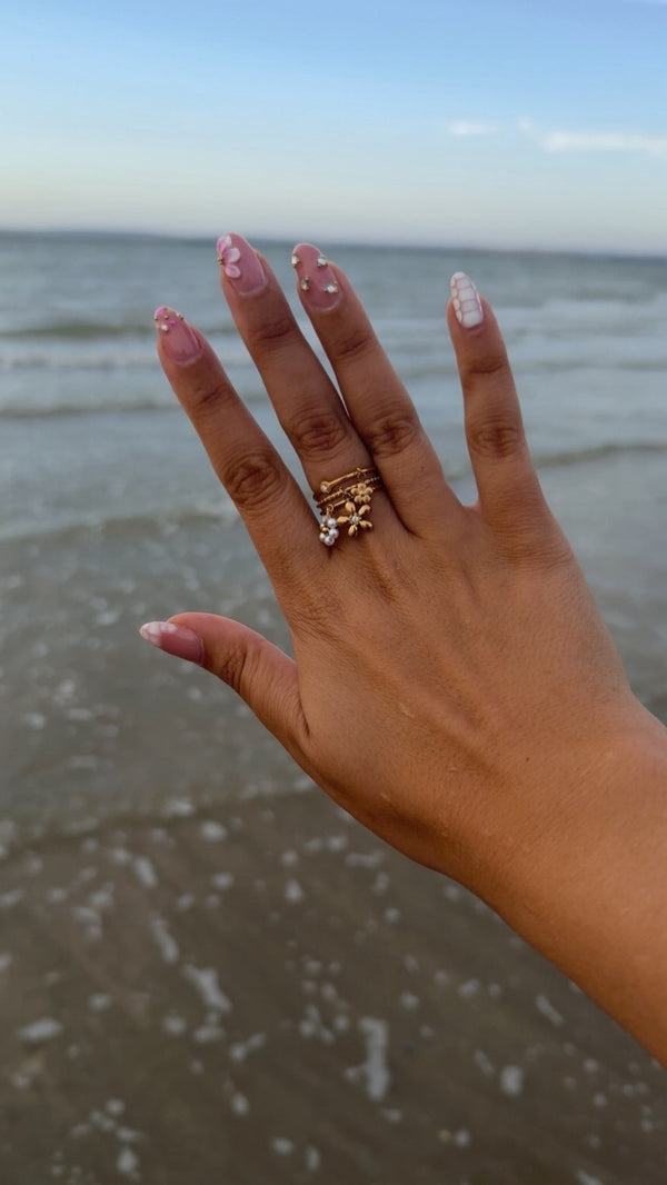 💎 Bague Perle du Soleil