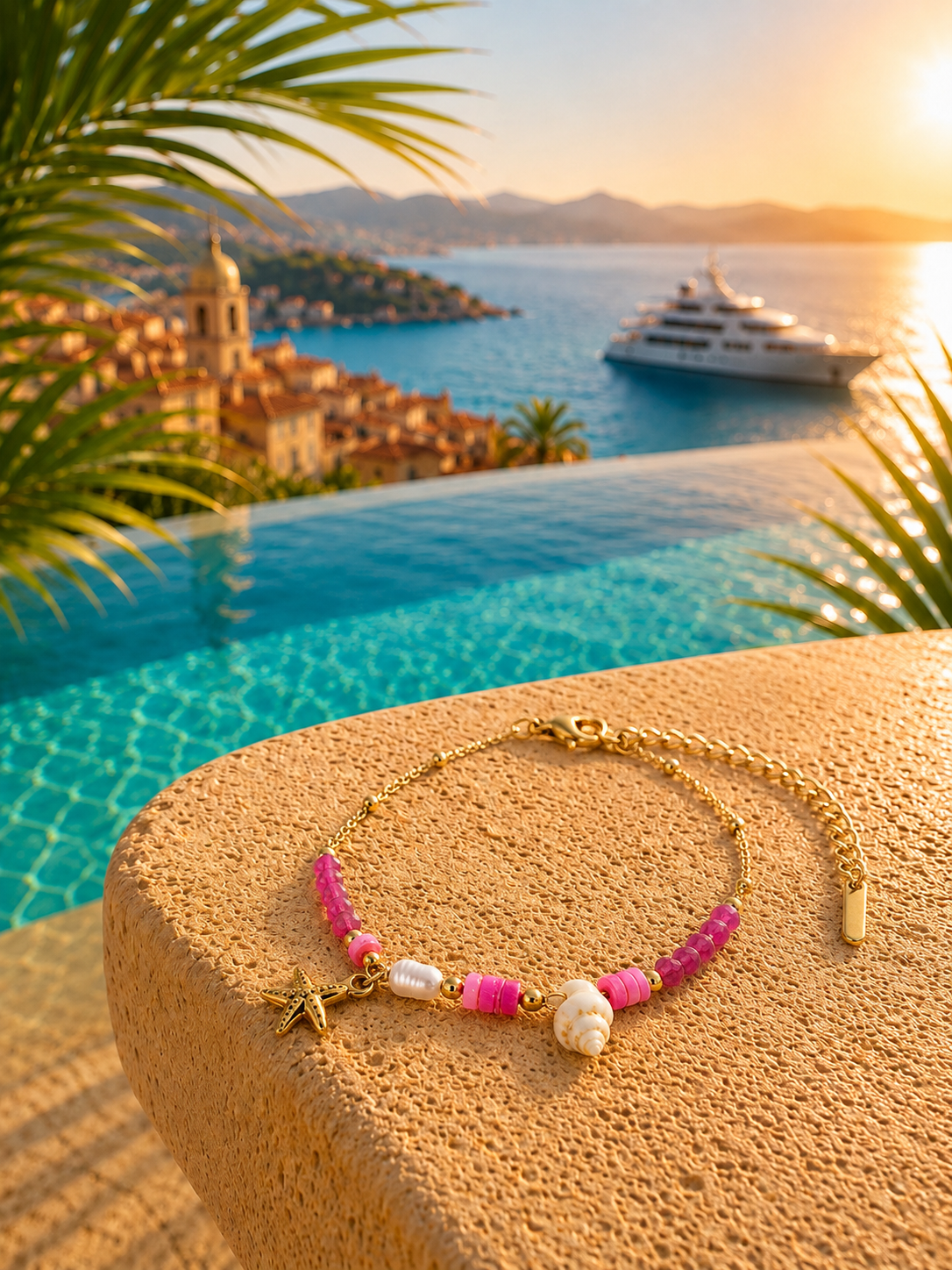 💎 Bracelet Rose des Océans