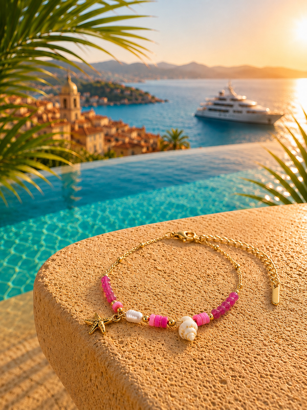 💎 Bracelet Rose des Océans