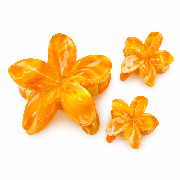💎 Pince Fleurs Sunset Paradise Lot de 3