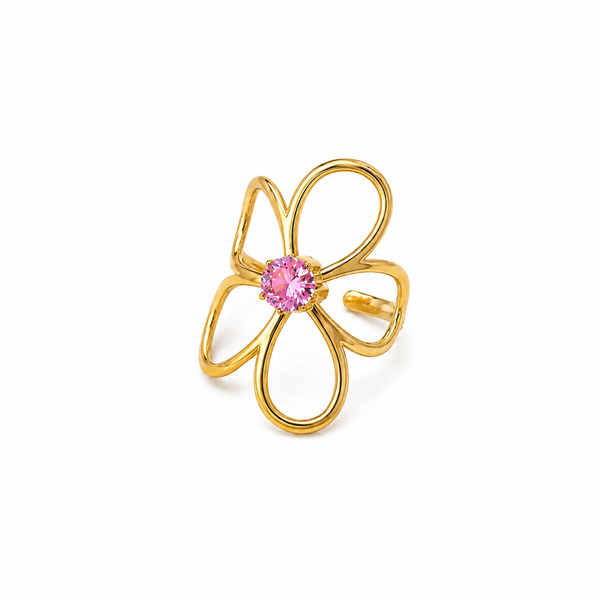 💎 Bague Hibiscus de Saint-Tropez