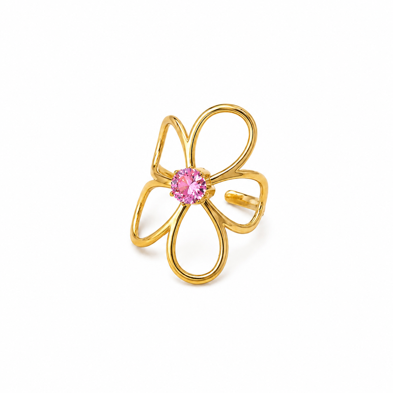 💎 Bague Hibiscus de Saint-Tropez