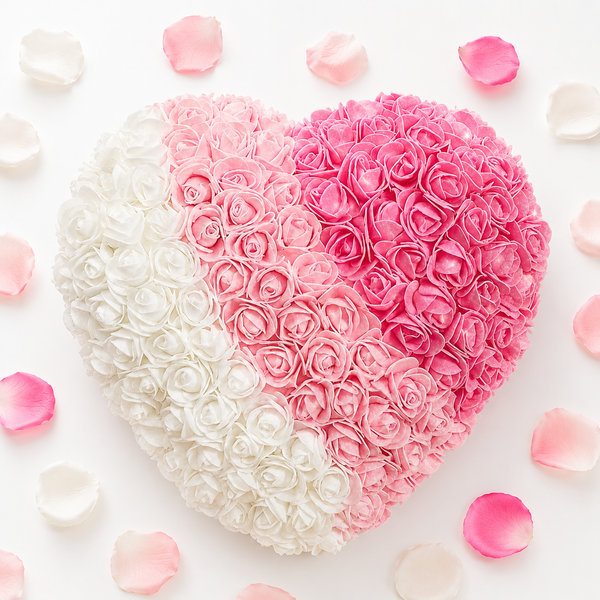 🎁 Cœur Romantique Rose Dégradé