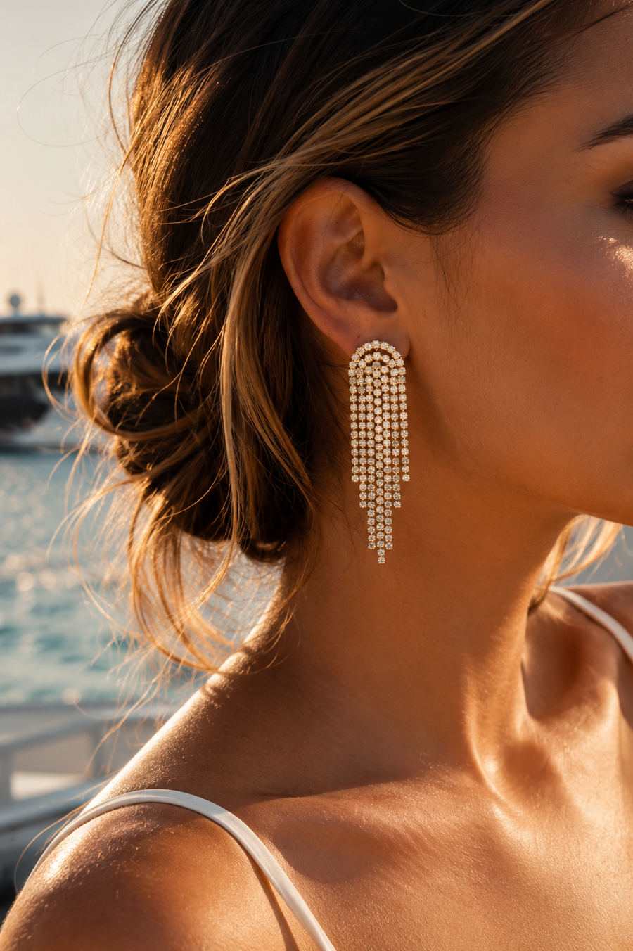 💎 Boucles d’oreilles Cascade Exotique