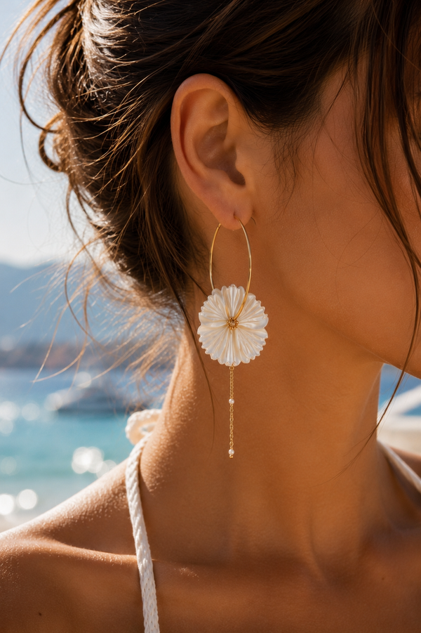 💎 Boucles d’oreilles Perle de Zanzibar