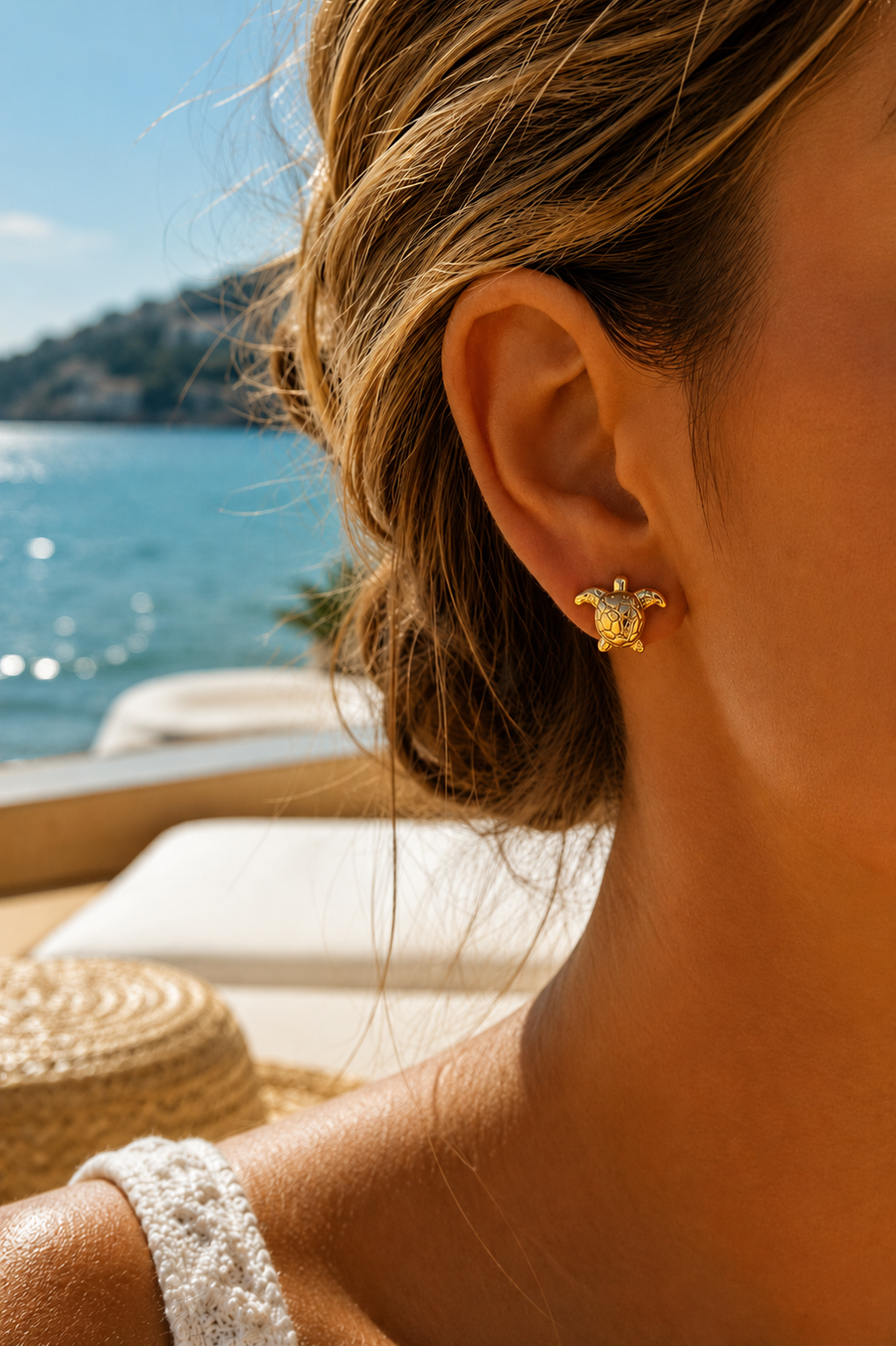 💎 Piercing d’oreille Océan Doré