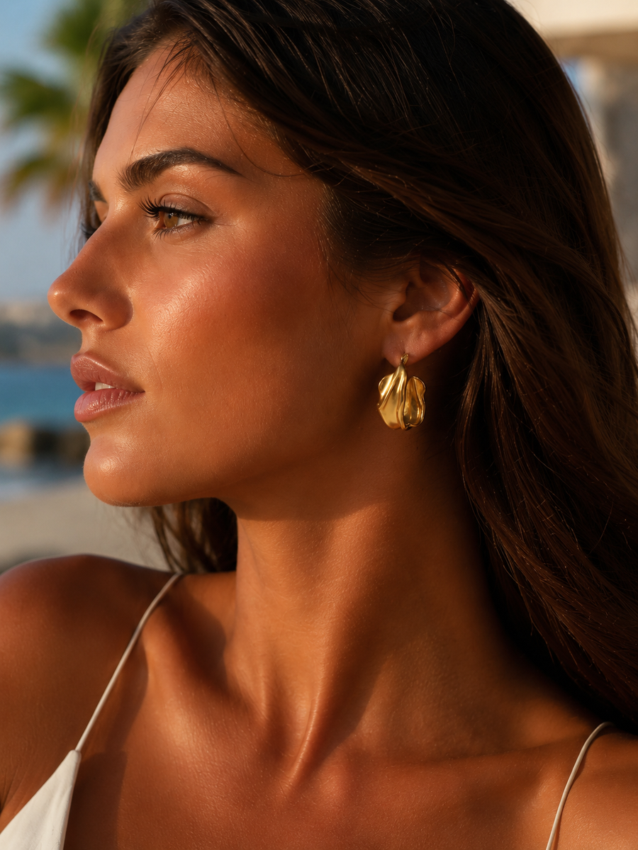 💎 Boucles d’oreilles Soleil d’Ibiza
