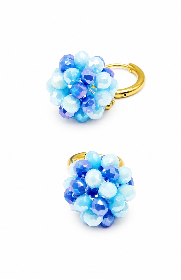 💎 Boucles d’oreilles Bleu des Maldives