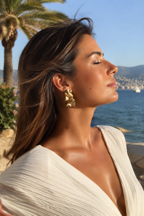 💎 Boucles d’oreilles Vague Sauvages