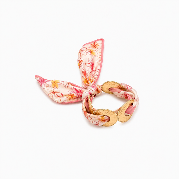 💎 Jonc Ruban Fleur Doré