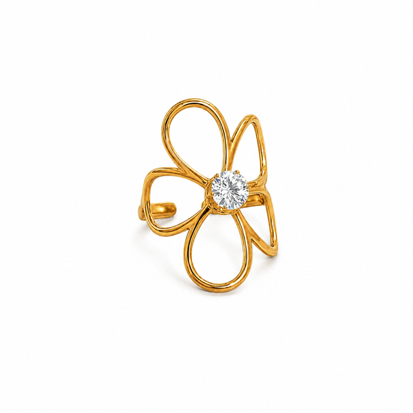 💎 Bague Fleur des Îles d’Or